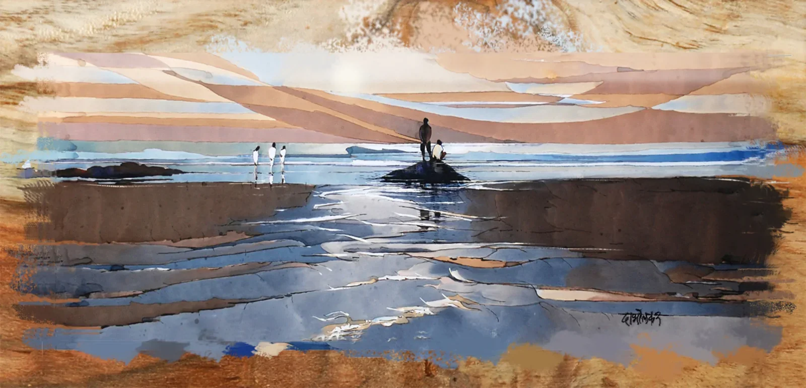 Seascape — By Arun Dabholkar by Arun Dabholkar