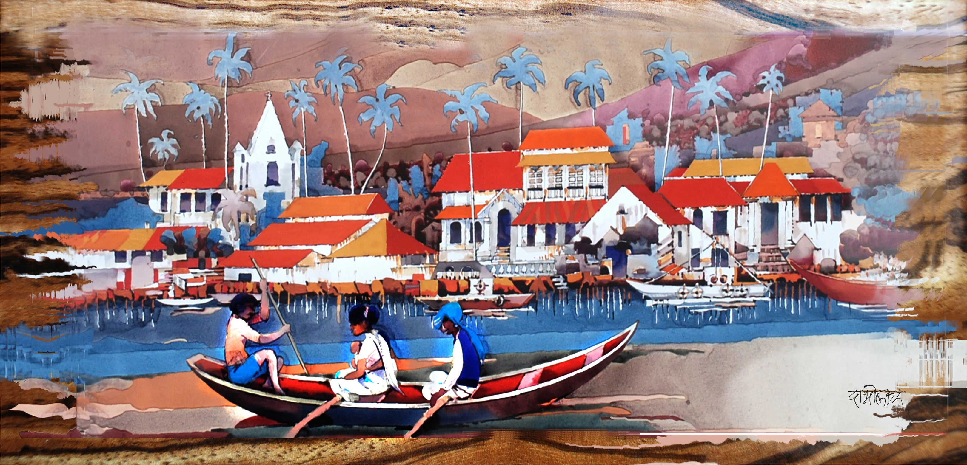 beach by Arun Dabholkar
