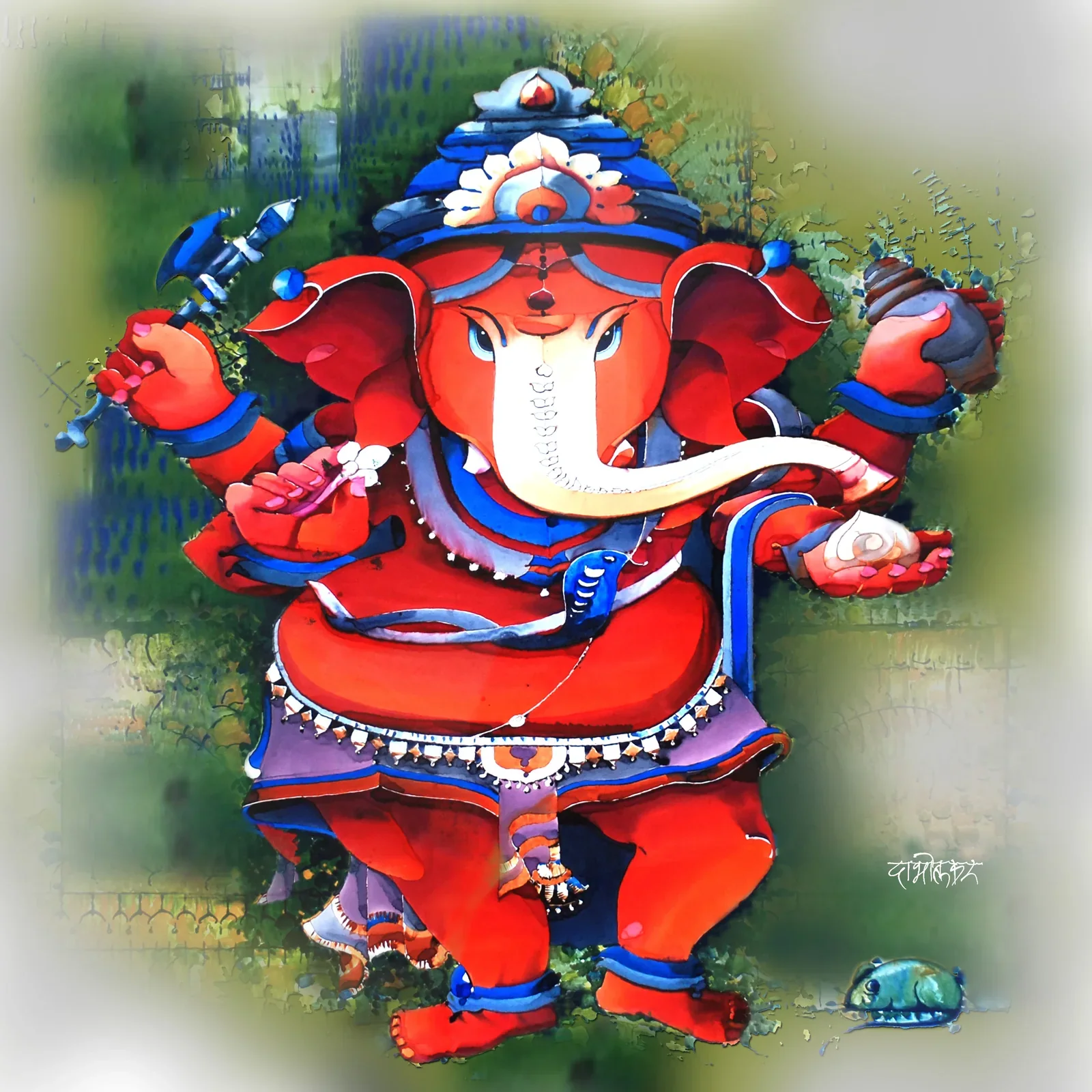 Natraj Ganesh by Arun Dabholkar