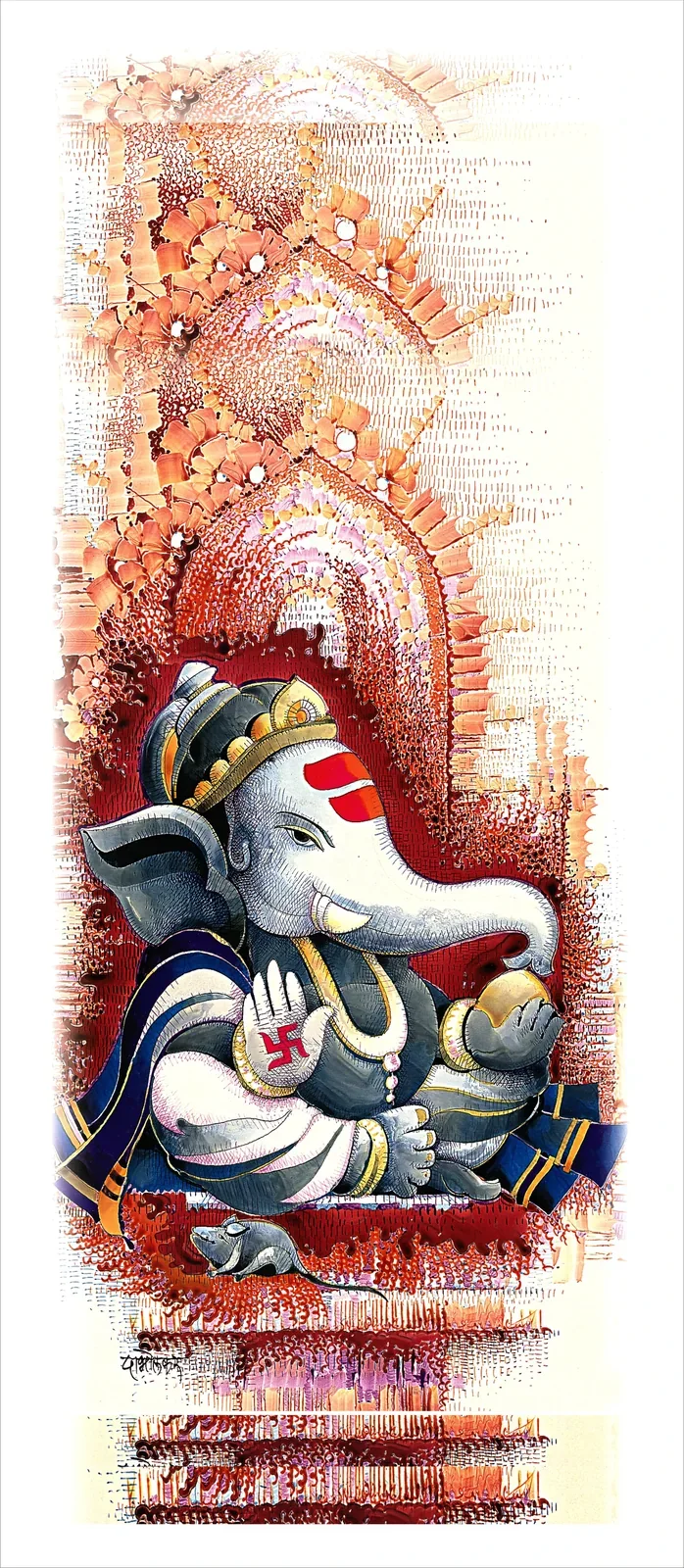 Ameya — An Original Painting by Arun Dabholkar by Arun Dabholkar